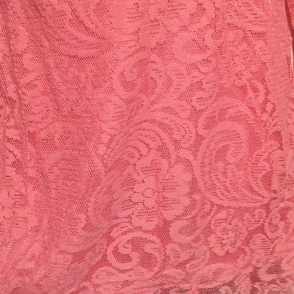 Sold  $59 new lace cocktail pink dress Medium - Picture 8 of 8